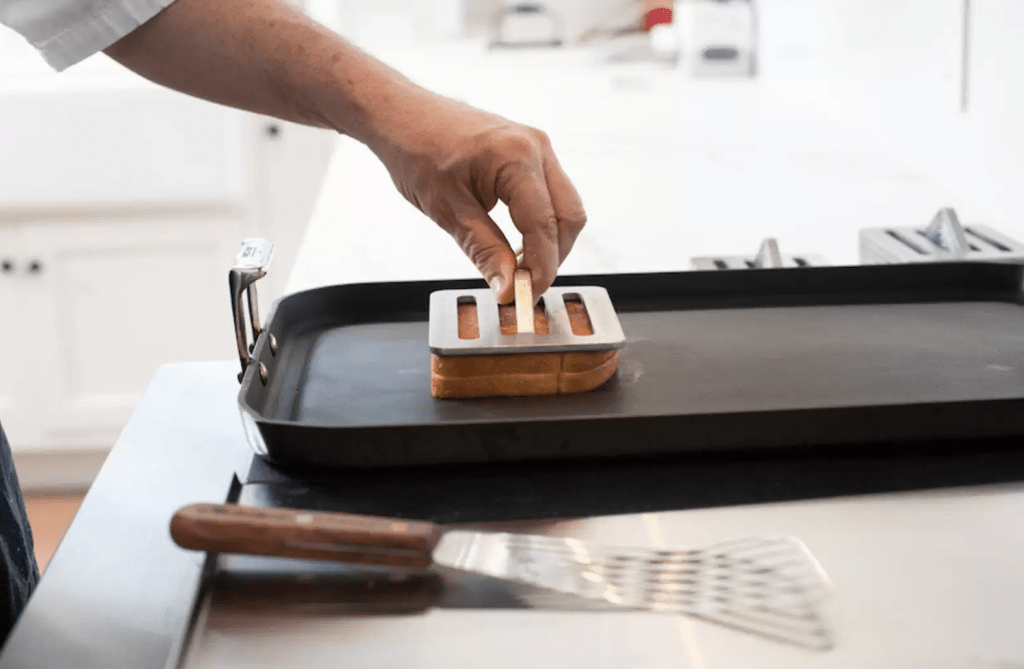 The best way to use a grill press other than crushing burgers