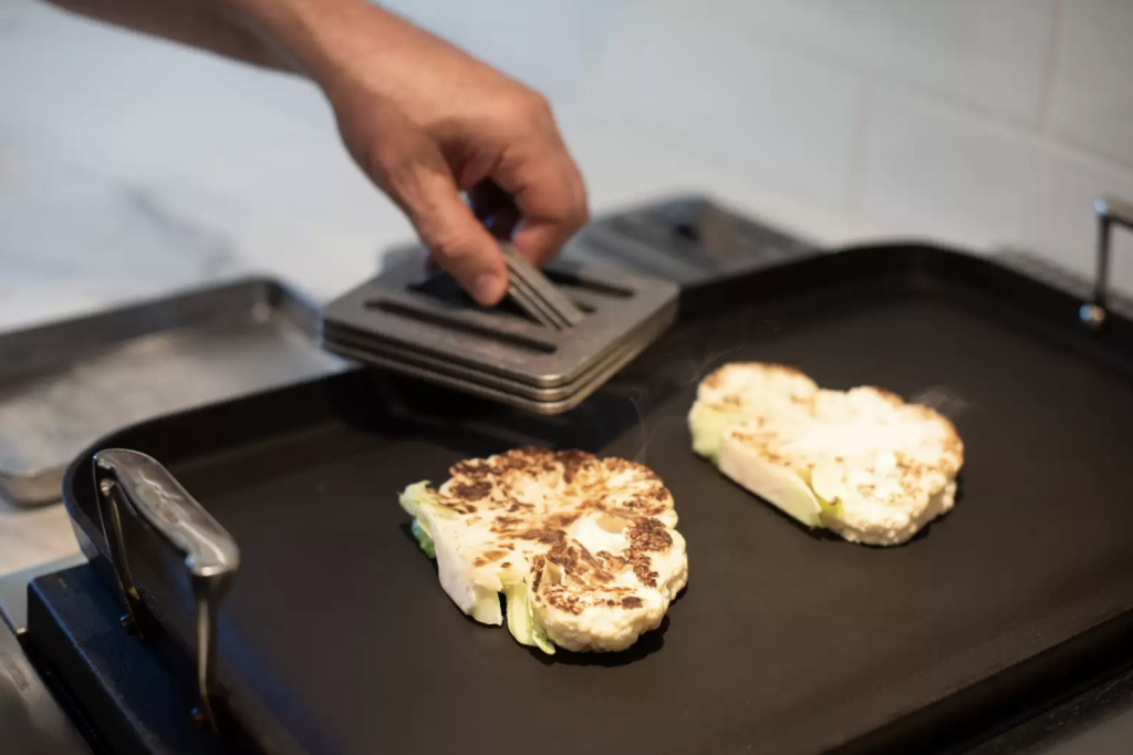 The best way to use a grill press other than crushing burgers