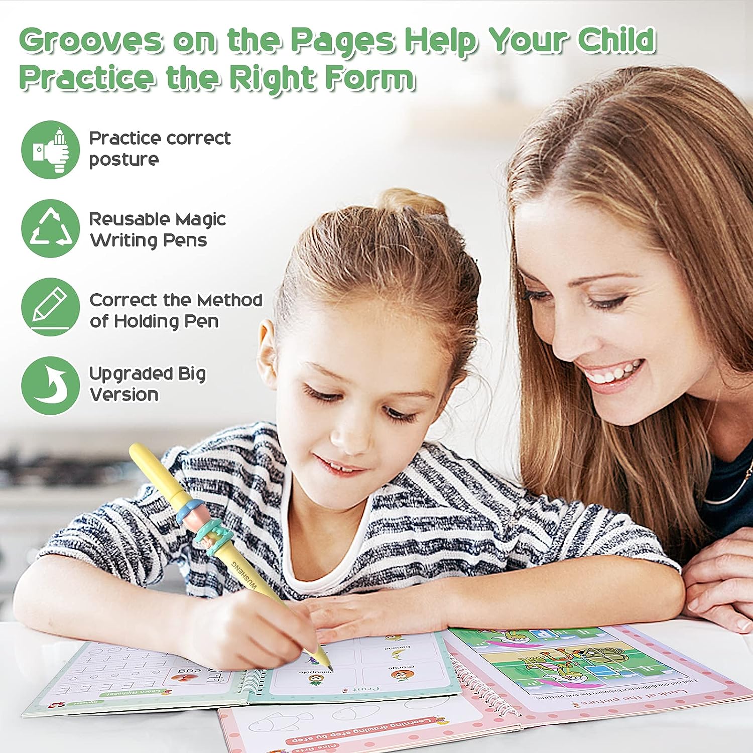 Make Handwriting Practice Fun with Reusable Copybooks for Kids